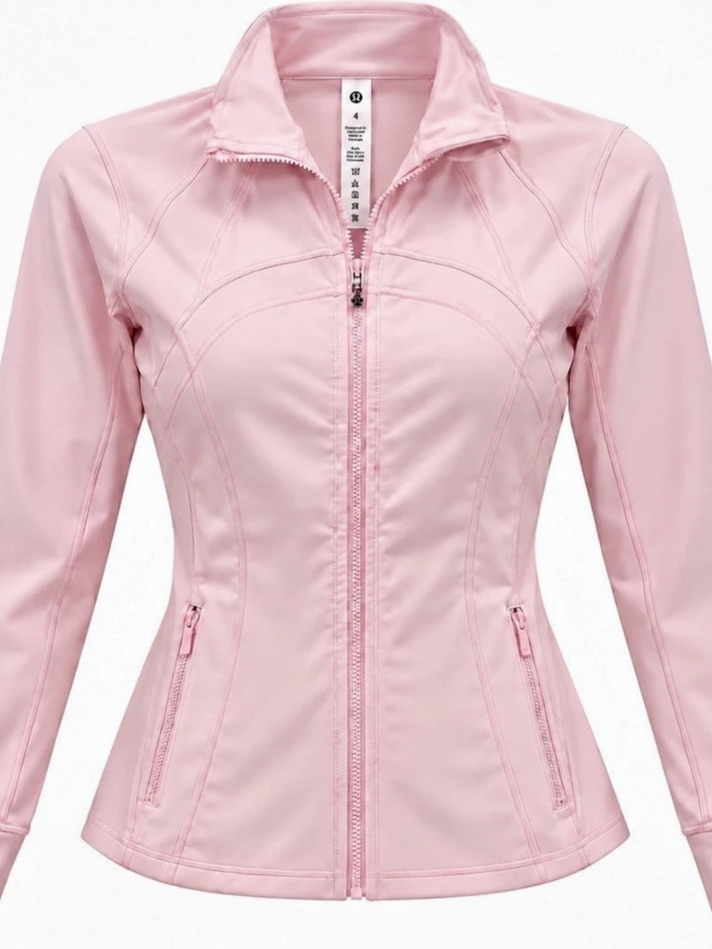 lululemon Define Women's Jacket "Luon" Luon Jacket Pink Size 4 NWT